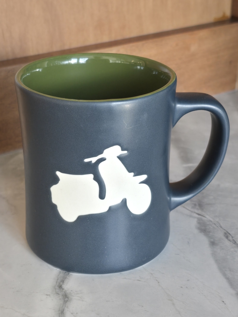 Starbucks 2011 Italian Roast Scooter Ceramic Mug Coffee Rare Tea Cup